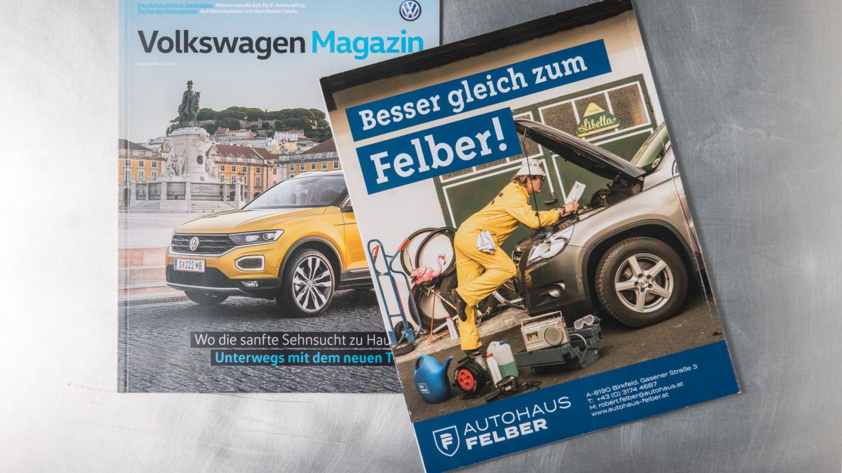 Inserat VW Magazin